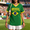 Green, variant on USA Canada and Mexico Women's Soccer Fans Jersey, Fashion V Neck Short Sleeve Supporter T-Shirt, Distressed Country Letter Print Match Day Football Rally Top, Blue XXL