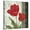 Canvas, variant on Art.com Etude en Rouge II Art Print by Pamela Gladding, 16" x 16"