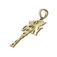 thumbnail image 4 of 14K Gold Certified Nurse Assistant CNA Caduceus Pendant, 4 of 5