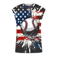 thumbnail image 4 of Hombres de Impresión Casual Suéter Cuello Redondo Tanque Deportivo, 4 of 9