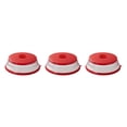 thumbnail image 3 of Matsuzay 1Pcs Collapsible Microwave Plate Cover Foldable Cover Microwave Vegetables Splatter Vent Oven with Plate Covers Guard Type1 NO1, 3 of 6