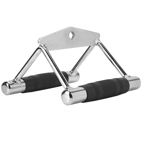 FYBTO V Shaped Press Down Bar Double D Handle Gym Cable Attachment Bodybuilding Fitness Equipment-090501