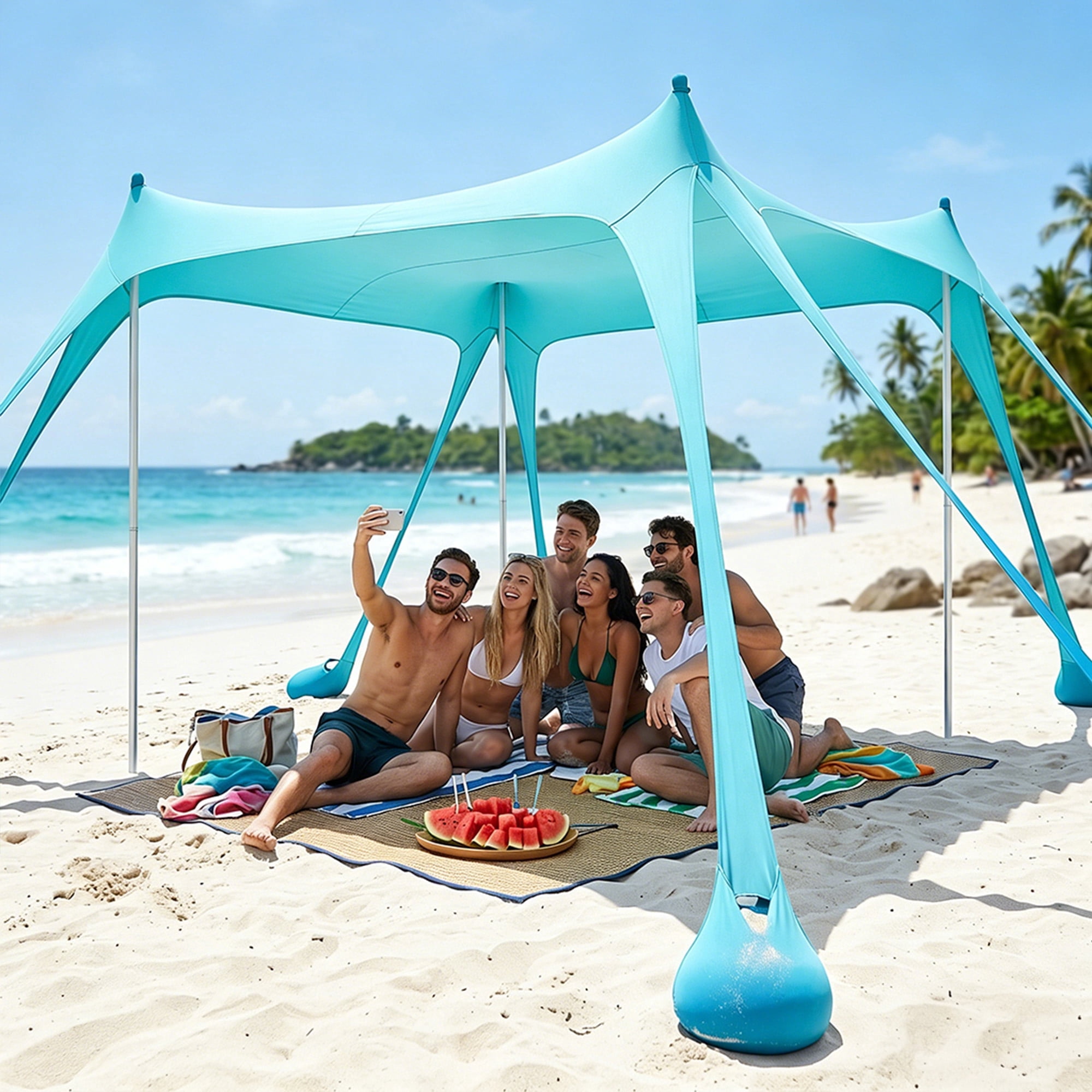 SOUTH CAPE 韓国 アンサンブルセットセット ライトブルー Free Shipping! Ozark Trail Sun Shade Beach Tent, 81.96