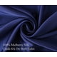 thumbnail image 5 of Funda de almohada de seda morera para cabello y piel, seda de 19 momme en ambos lados con cremallera oculta, paquete de 2 (azul marino, estándar), 5 of 5