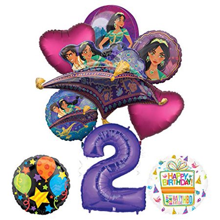 Mayflower Products Aladdin 2nd Birthday Party Supplies Princess