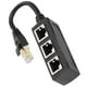 thumbnail image 2 of Adaptador de Red Multipuerto VentDepot divisor RJ45 1-3 hasta 100Mbps Interior Negro Plástico y metal, 2 of 2