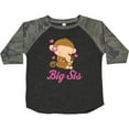 thumbnail image 3 of Inktastic Big Sis Monkeys Girls Toddler T-Shirt, 3 of 5