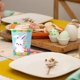 thumbnail image 4 of Vasos de papel con temática de Pascua, huevos de colores, vasos desechables de conejo, vasos de primavera para fiestas, jugos, café, bebidas frías y calientes, suministros para fiestas en casa., 4 of 6