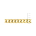 thumbnail image 7 of Yellow Gold Flash Plated Sterling Silver Curb Link Necklace, 7 of 7