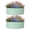 Round 3*3*1FT Olive Green 2-pack, variant on Heavy Duty Galvanized Steel Raised Garden Bed, Large Above Ground Metal Planter Box, Easy Assembly for Outdoor Vegetables, Herbs, Flowers