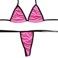 thumbnail image 1 of Fvwitlyh Plus Size Tankini Swimsuits For Women Women'S Solid Color Three Point Thong Bikini Swimsuit, 1 of 5