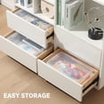 thumbnail image 5 of Shoe Storage Box Clear Plastic Stackable With Lid Durable Closet Containers For Shoes  Crafts And Art Supplies (12 Pack-6qt), 5 of 6