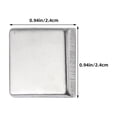 thumbnail image 2 of CIMAXIC 50Pcs Empty Makeup Pans Aluminum Containers for Portable Eyeshadow Palette with Protective Design, 2 of 8