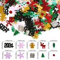 thumbnail image 2 of UYUH Metallic Foil Confetti and Sequins Mix, Christmas New Year Party Decoration, Holiday Table Scatter for Celebrations, Gift Bag Filler, 2 of 6