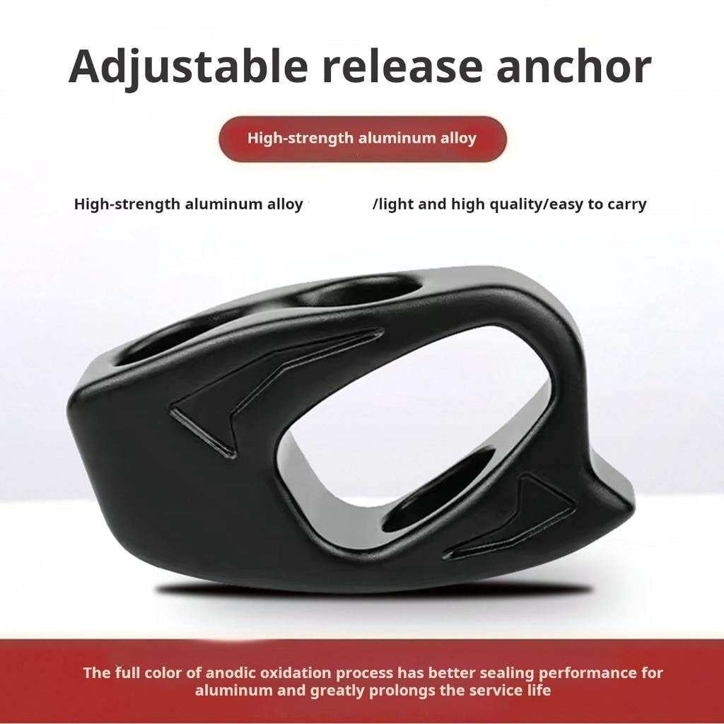 Yihuala Compacts Climbing Rope Adjuster Aluminum Alloys Ascender for Rock Climbing Mountaineering Caving Easy to Use