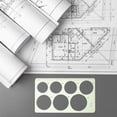 thumbnail image 4 of GETAJGHSD 4pcs Plastic Stencils Templates for Drawing and Journaling, and Precise Design Tools, 4 of 6