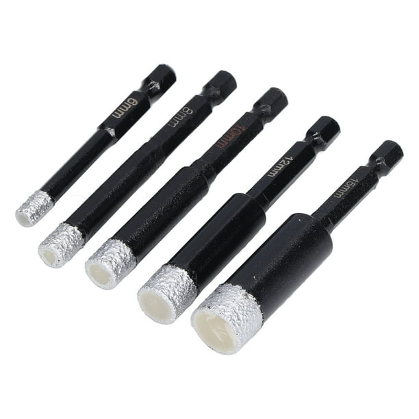 Oubit Granite Hole Opener 5Pcs Set Diamond Hole Saw Diamond Hole Saw Kit Drilling Hole Saw Bit State of the Art Design