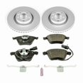thumbnail image 2 of Power Stop Front Euro-Stop ECE-R90 Certified Brake Pad and Rotor Kit ESK2993 Fits 2008 Audi A6, 2 of 5