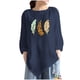 thumbnail image 1 of Camiseta de manga larga con cuello redondo y estampado informal a la moda de verano para mujer Fridja  fjkfkj1619, 1 of 4