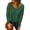 Green, variant on Mengpipi Long Sleeve Shirts for Women Striped Sheer Sleeve Tops Casual V Neck Loose Blouses Trendy Gray, L(US 12-14)