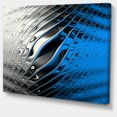 thumbnail image 2 of Yellow Fractal Art Wave Design - Abstract Canvas Wall Art Print, 2 of 4