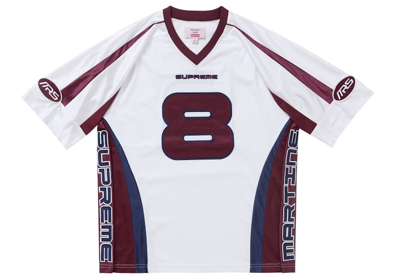 Supreme Men's Bandana Football Jersey White, from StockX - Walmart.com