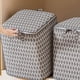 thumbnail image 5 of Bolsa de Almacenamiento - Tote de Algodón de Alta Resistencia para Mudanzas con Asas Reforzadas, Cremallera Doble, Organizador Impermeable Plegable para Ropa, Edredones y Mantas Tamaño Extra Grande,, 5 of 8