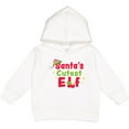 thumbnail image 2 of Inktastic Christmas Santa's Cutest Elf Toddler Hoodie, 2 of 4