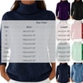 thumbnail image 2 of MexChoioe Women's Sweaters Turtleneck Sparkly Glitter Long Sleeve Casual Pullover for Women, 2 of 4