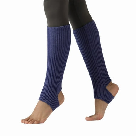

LINASHI Leg Warmer Women Girl Knitted Warm Knee High Stirrup Yoga Sport Dance Leg Warmers Socks