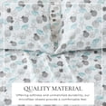 thumbnail image 4 of Great Bay Home Coastal Inspired Microfiber Sheet Set (King, Seashell), 4 of 9