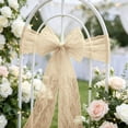thumbnail image 6 of AUNVITO Chair Back Gauze Chair Back Decoration Lace Jacquard 7 x 108 Inch Chair Sash Bow Tie for Wedding Party Home Decoration Item, 6 of 6