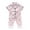 Pink, variant on Outfits for Kids Winter Short Sleeve Cartoon Prints Tops Pants 2Pcs Cute Easter Toddler Girl Outfits