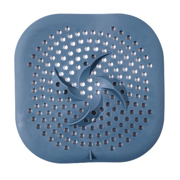 Colador de fregadero de silicona para atrapar pelos en el desagüe de la ducha. Protector eficaz para el desagüe de la ducha y el tapón de pelo para la bañera.