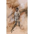 thumbnail image 2 of Wiley, Marta 13x18 Black Ornate Wood Framed with Double Matting Museum Art Print Titled - African Boy, 2 of 4