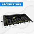 thumbnail image 3 of GSE Games & Sports Expert Casino Poker Dealer Chip Trays, Plastic Chip Trays Casino Poker Table Accessories for Poker Table Game, Casino Game - Holds 450 Chips, 3 of 8
