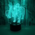 thumbnail image 5 of YSITIAN 3D Boar Night Light USB powered 7-color LED light, suitable for children's gift bedroom decoration YT-13860, 5 of 5