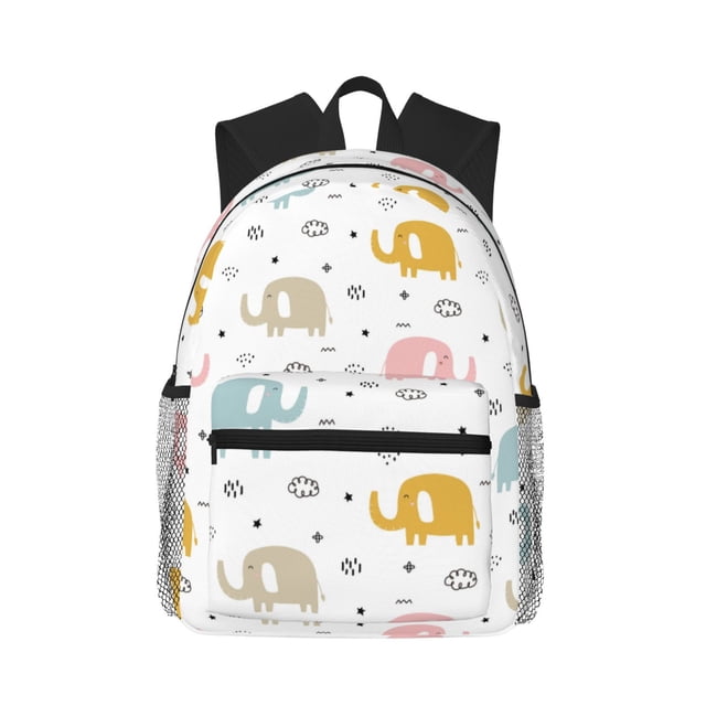 Fotbe Little Elephant Mochila Ligera Casual para Laptop para Hombres y Mujeres, Mochila Impermeable de Uso Diario, Mochila para Universidad