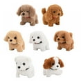 thumbnail image 5 of Plush Puppy Toy Pet Dog for Boys Girls Kids Electronic Interactive Toys,Walks,Barks,Shake Tail,Pretend Dress Up Realistic Stuffed Animal Dog for Age 2 3 4 5+ Years Old Best Gift, 5 of 6
