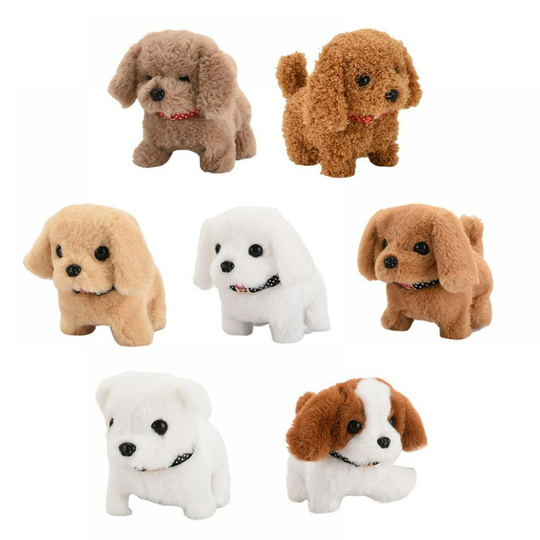 Toy Dogs , Toy Puppy Plush Electronic Interactive Plush Dog Toys Simulation  Pet Dog Walking Nod Barking Wagging Tail