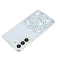 thumbnail image 3 of Luminous Case for Samsung Galaxy S23 Plus, Glow in the Dark Fluorescent Glitter Case for Women Girls, Bling Sparkle Lightweight Slim Shockproof Protective Phone Cover for Galaxy S23 Plus, White, 3 of 6