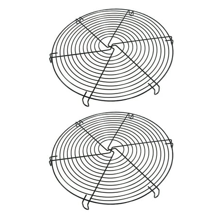 

FRCOLOR 2Pcs Round Cooling Rack Non-stick Drying Rack Bread Cooling Rack Baking Supply