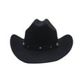 thumbnail image 6 of Fgnfyis Western Cowboy Hat for Men and Women Fashionable Wide Brim Design Ideal for Outdoor Events and Parties Black One Size, 6 of 9