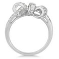 thumbnail image 2 of Pave Set Diamond Bow Tie Fashion Ring in 14k White Gold (0.26 ct), 2 of 4