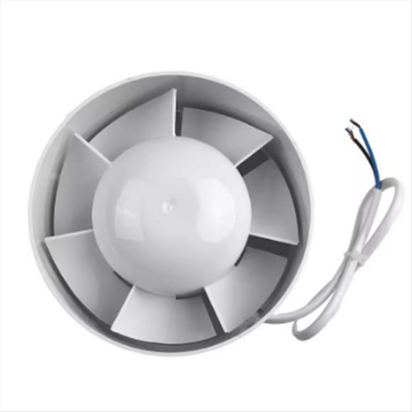 Ventilador Extractor en Línea de 4 Pulgadas y 100 mm, de Bajo Ruido, para Baño y Cocina, con Gran Volumen de Aire.