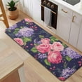 thumbnail image 5 of Pioneer Flower Floral Print Pattern Kitchen Rug Mat,Kitchen Runner Rugs Non Skid Washable,Decorative Kitchen Floor Mats for Kitchen,Sink,Laundry,17"x47.2", 5 of 7