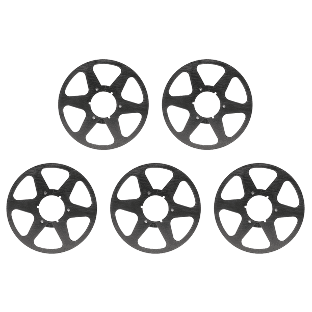 Carrete Cinta Vacía 5 Uds 1/4 10 Pulgadas Universal para Studer ReVox/TEAC/BASF (6 Agujeros