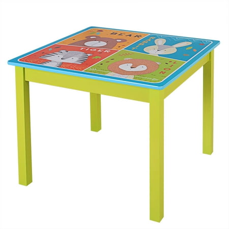 Gymax Kids Table And 2 Chairs Set For Toddler Baby Gift Desk