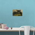 thumbnail image 2 of Black Bear Cubs Mossy Rocks Home Business Office Sign, 2 of 4