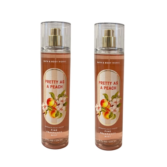 Bath & Body Works Pretty As A Peach Mist 8 fl oz 2 Pack
